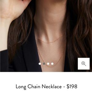 Mejuri Long Chain Necklace (20-22in) in solid 14k gold